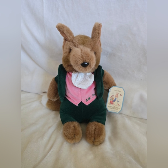 Vintage plush toy of Mr. Tod, the fox character from Beatrix Potter's stories, s - Picture 1 of 6